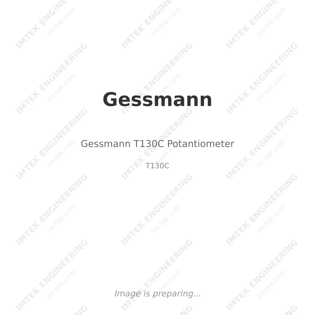 Gessmann Gessmann T130C Potantiometer - T130C