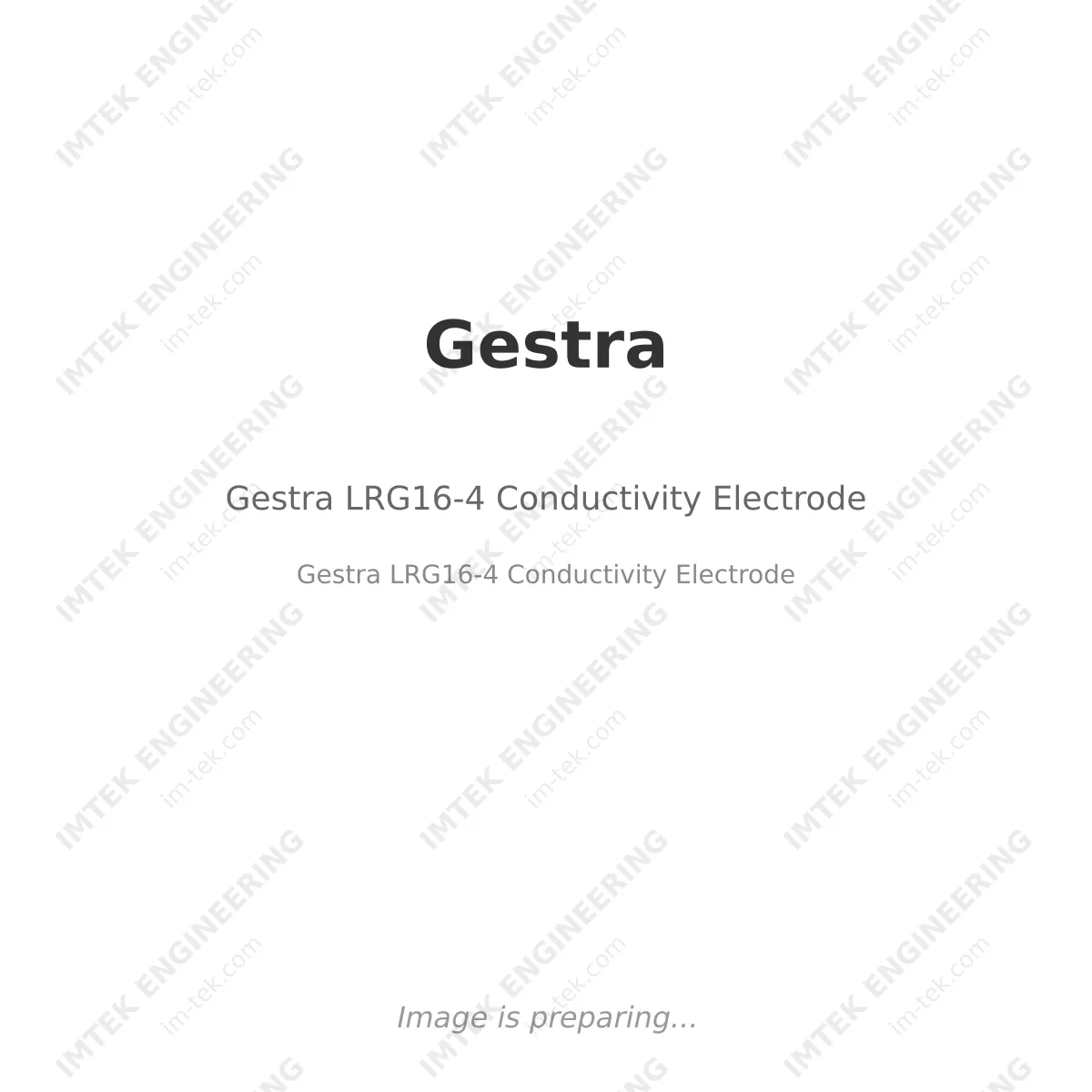 Gestra Gestra LRG16-4 Conductivity Electrode - Gestra LRG16-4 Conductivity Electrode