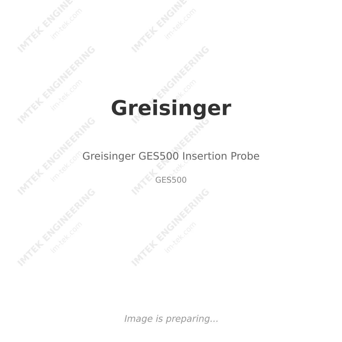 Greisinger Greisinger GES500 Insertion Probe - GES500