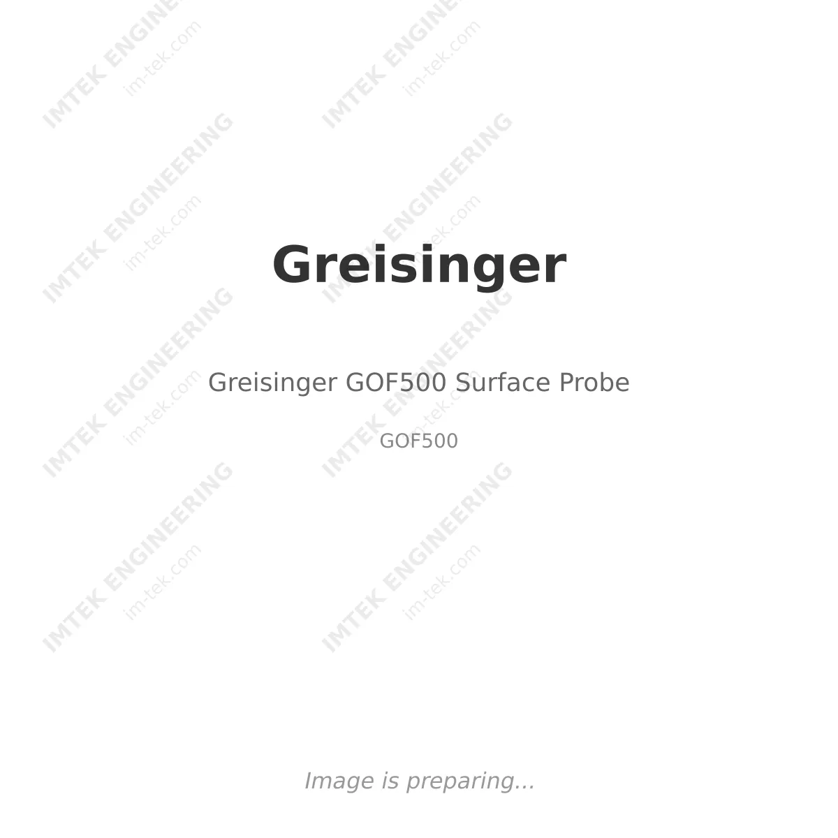 Greisinger Greisinger GOF500 Surface Probe - GOF500