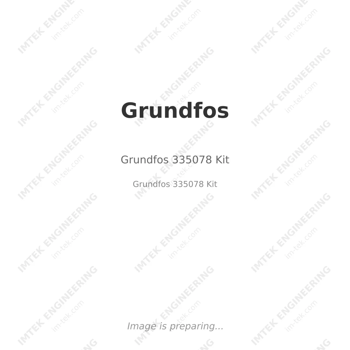 Grundfos Grundfos 335078 Kit - Grundfos 335078 Kit