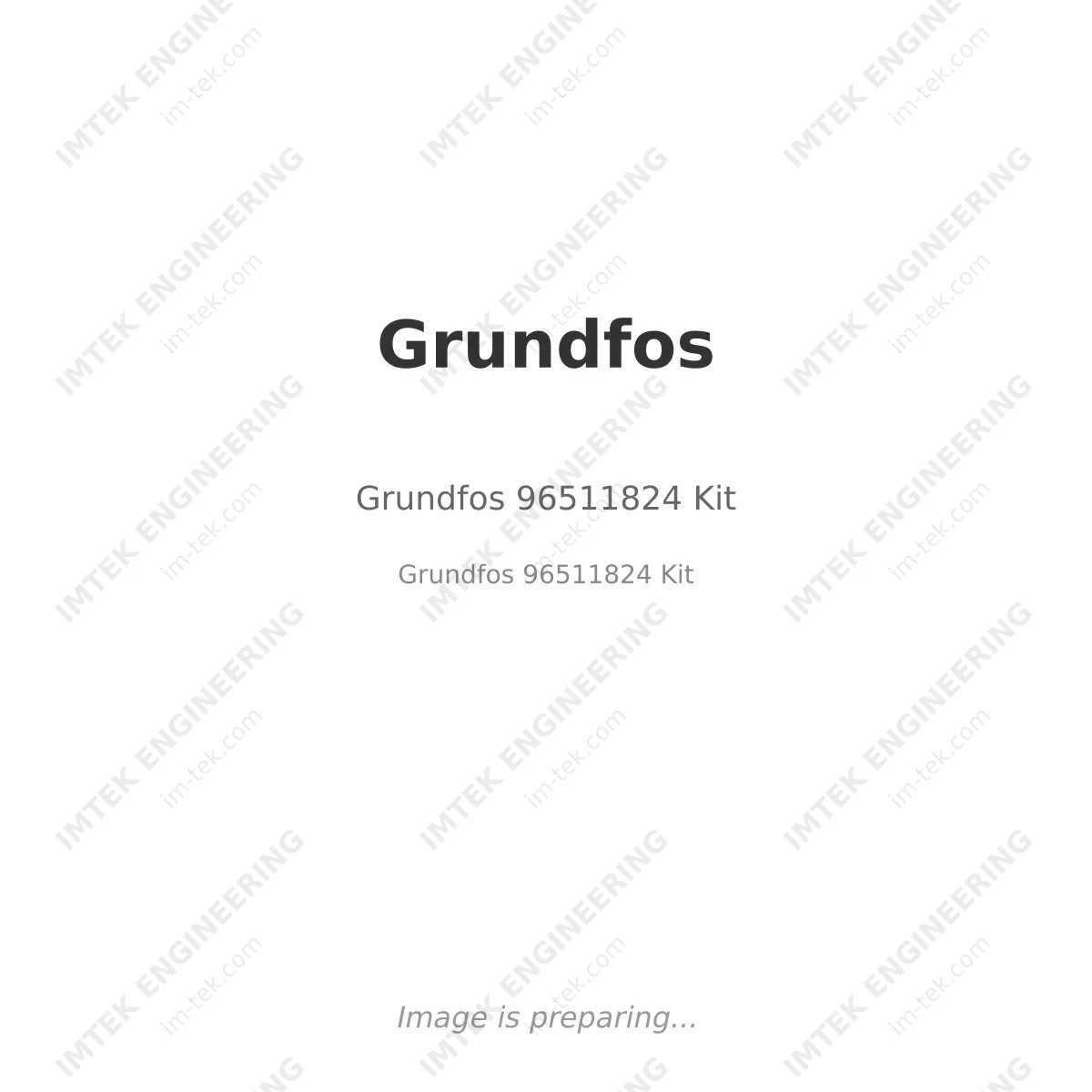 Grundfos Grundfos 96511824 Kit - Grundfos 96511824 Kit