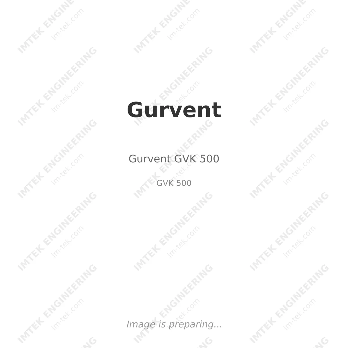 Gurvent Gurvent GVK 500 - GVK 500