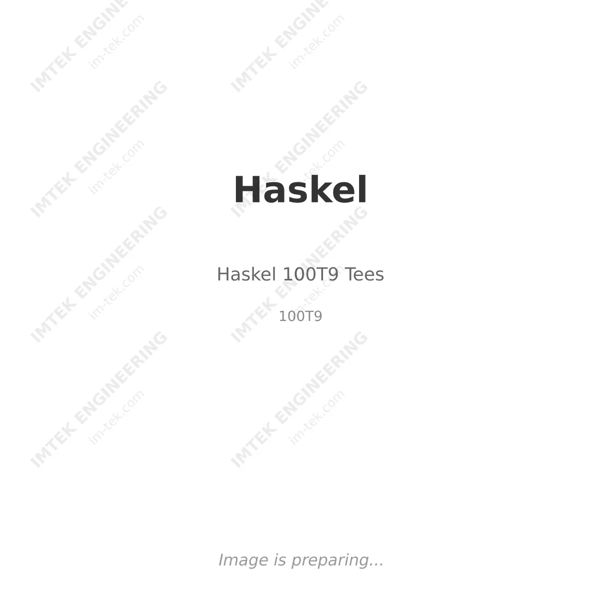 Haskel Haskel 100T9 Tees - 100T9