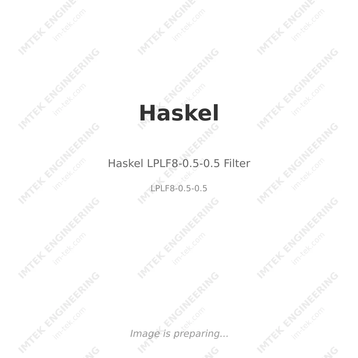 Haskel Haskel LPLF8-0.5-0.5 Filter - LPLF8-0.5-0.5