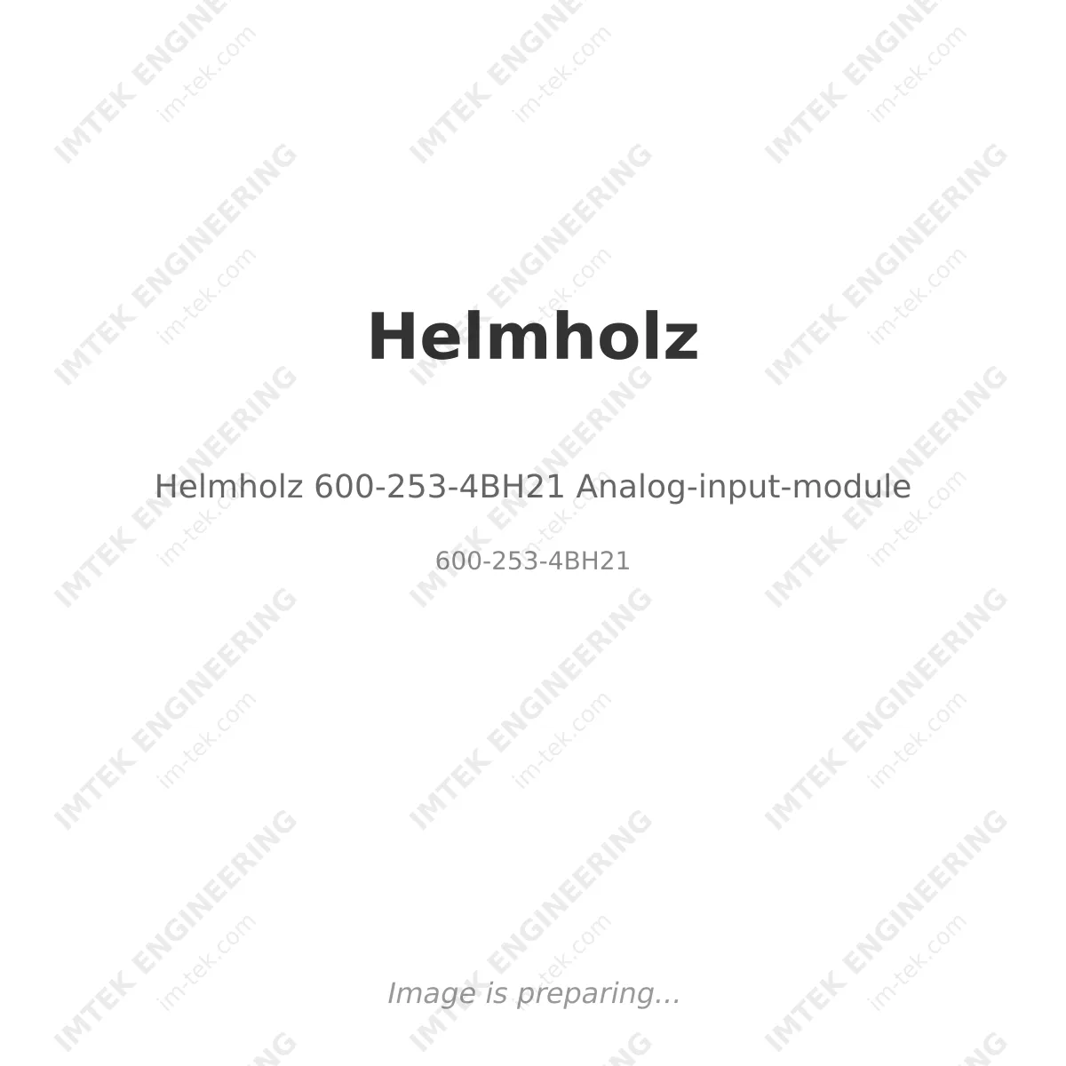 Helmholz Helmholz 600-253-4BH21 Analog-input-module - 600-253-4BH21