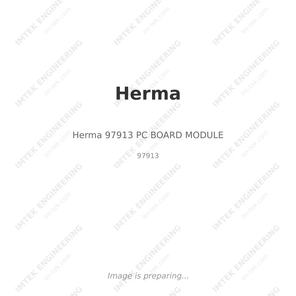 Herma Herma 97913 PC BOARD MODULE - 97913