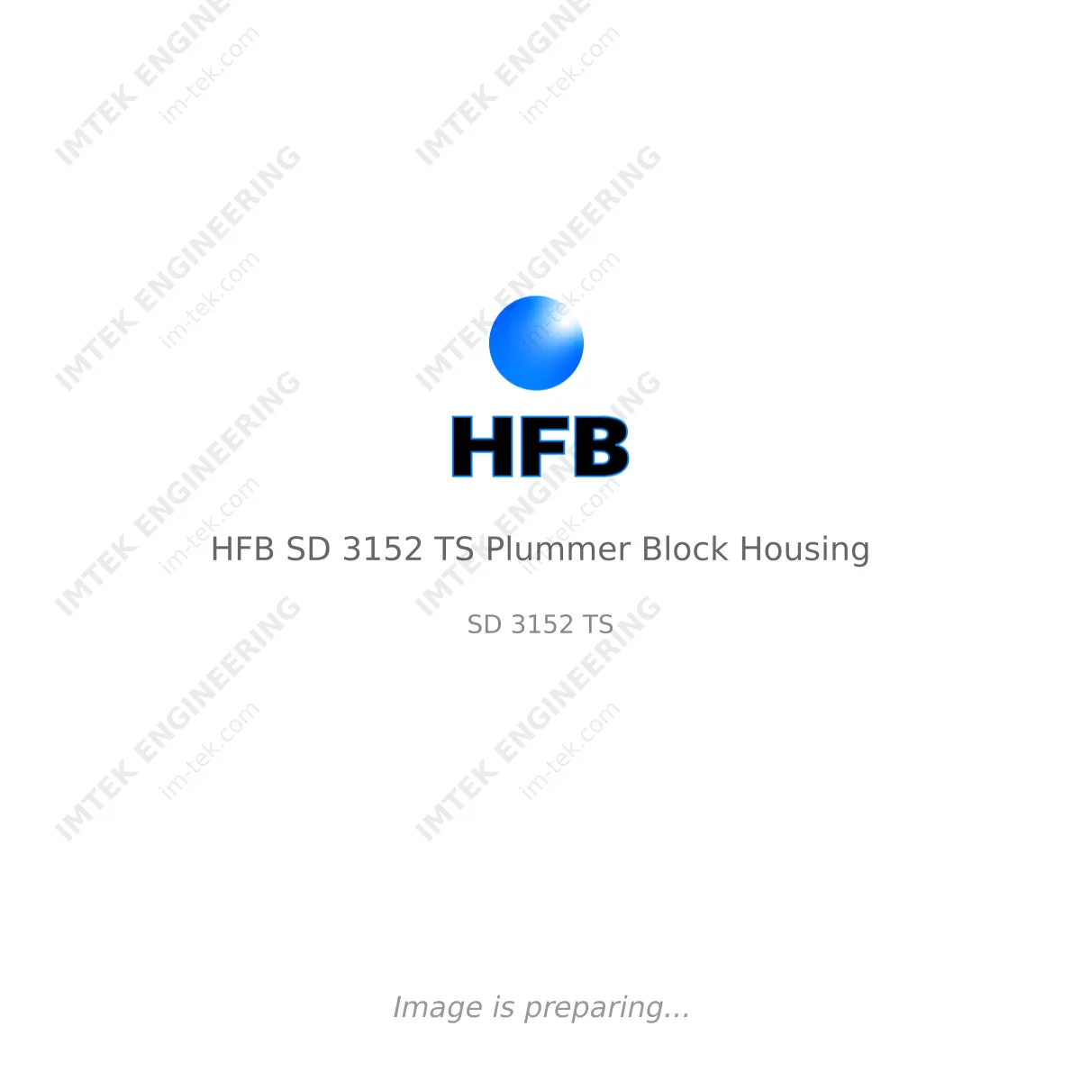 HFB HFB SD 3152 TS Plummer Block Housing - SD 3152 TS
