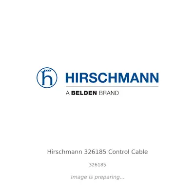 Hirschmann Hirschmann 326185 Control Cable - 326185