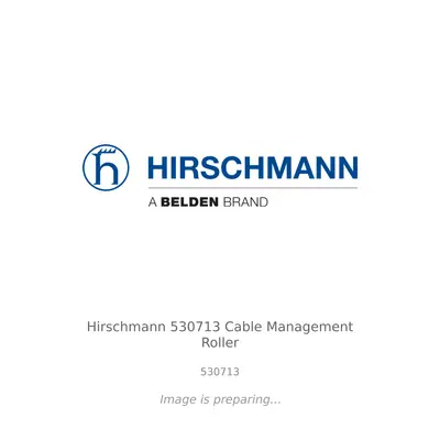 Hirschmann Hirschmann 530713 Cable Management Roller - 530713