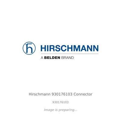 Hirschmann Hirschmann 930176103 Connector - 930176103