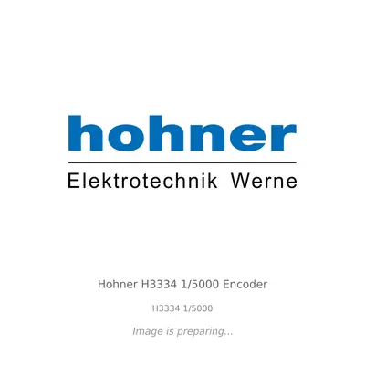 Hohner Hohner H3334 1/5000 Encoder - H3334 1/5000