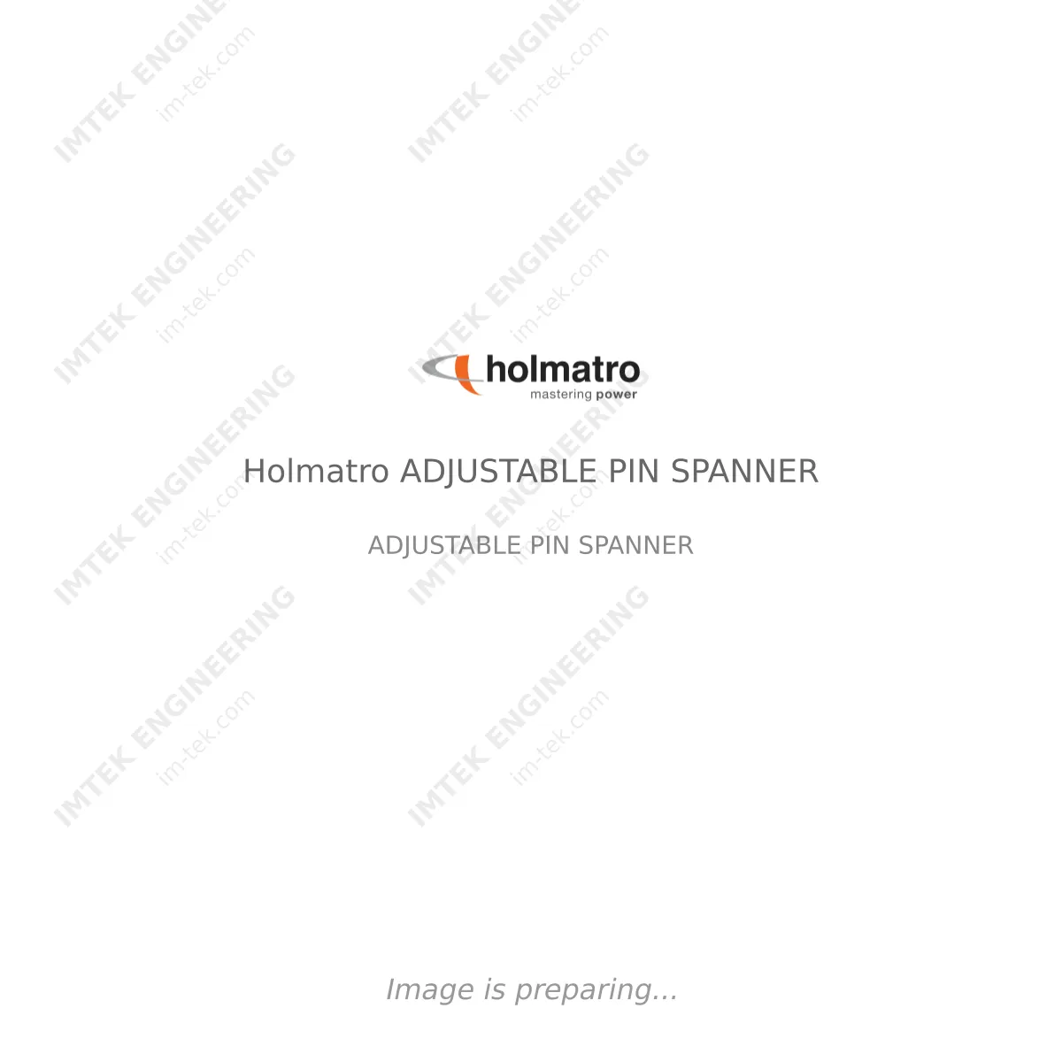 Holmatro Holmatro ADJUSTABLE PIN SPANNER - ADJUSTABLE PIN SPANNER
