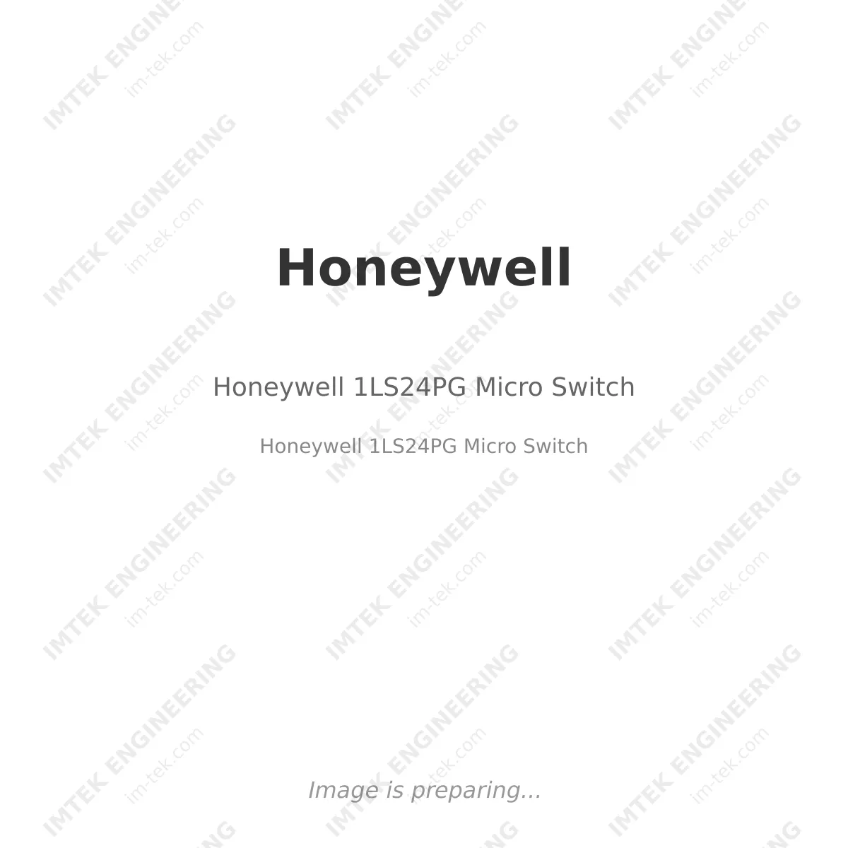 Honeywell Honeywell 1LS24PG Micro Switch - Honeywell 1LS24PG Micro Switch
