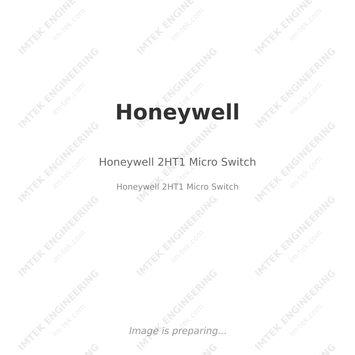 Honeywell Honeywell 2HT1 Micro Switch - Honeywell 2HT1 Micro Switch