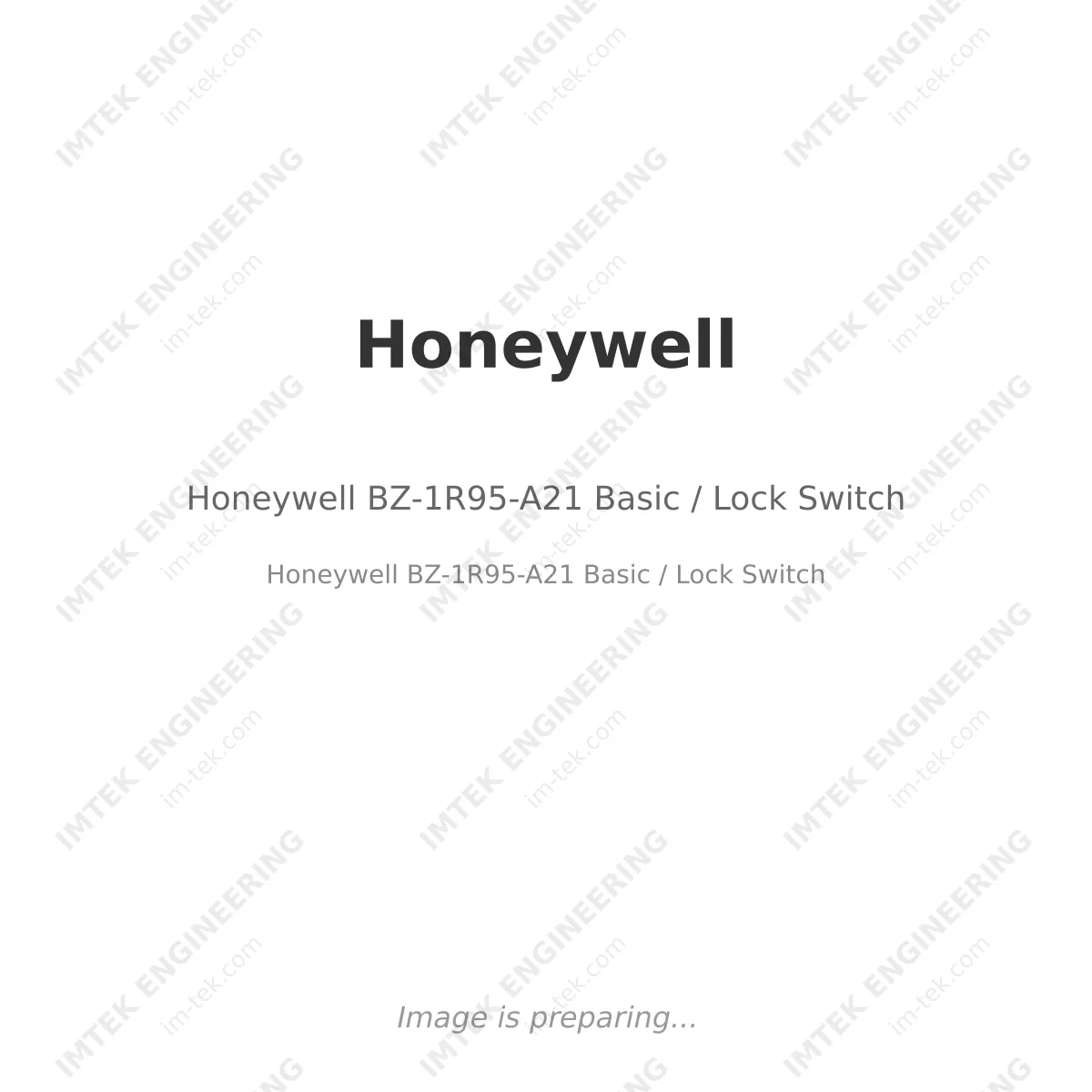 Honeywell Honeywell BZ-1R95-A21 Basic / Lock Switch - Honeywell BZ-1R95-A21 Basic / Lock Switch