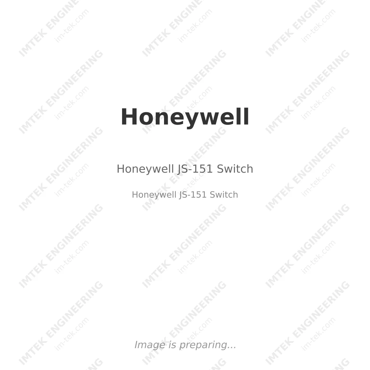 Honeywell Honeywell JS-151 Switch - Honeywell JS-151  Switch