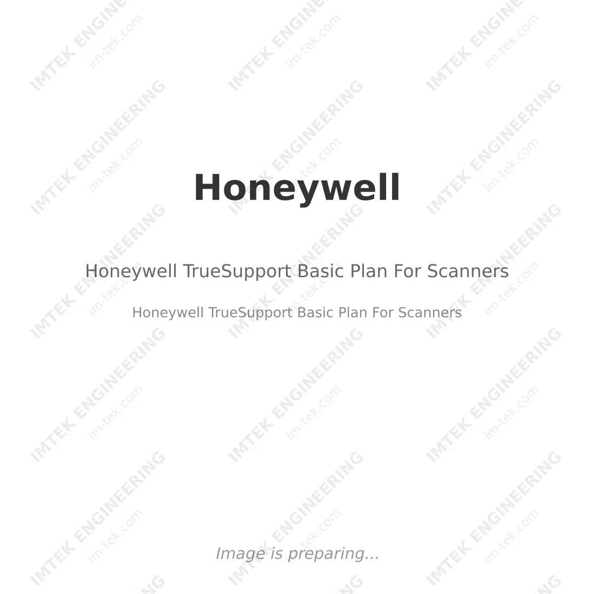Honeywell Honeywell TrueSupport Basic Plan For Scanners - Honeywell TrueSupport Basic Plan For Scanners