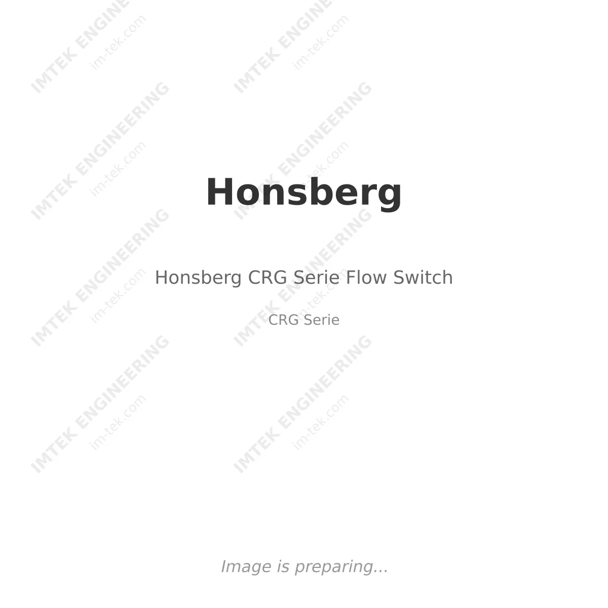 Honsberg Honsberg CRG Serie Flow Switch - CRG Serie