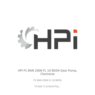 HPI HPI P1 BAN 2006 FL 10 B02N Gear Pump, Clockwise - P1 BAN 2006 FL 10 B02N