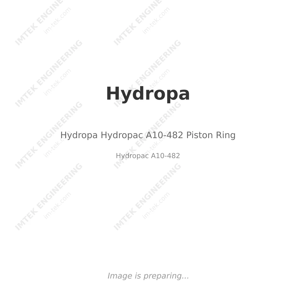 Hydropa Hydropa Hydropac A10-482 Piston Ring - Hydropac A10-482