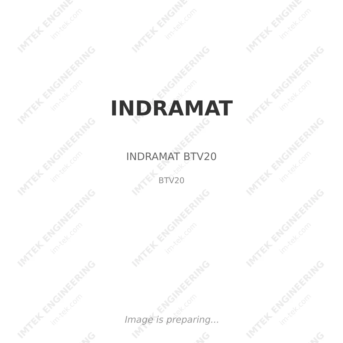 INDRAMAT INDRAMAT BTV20 - BTV20