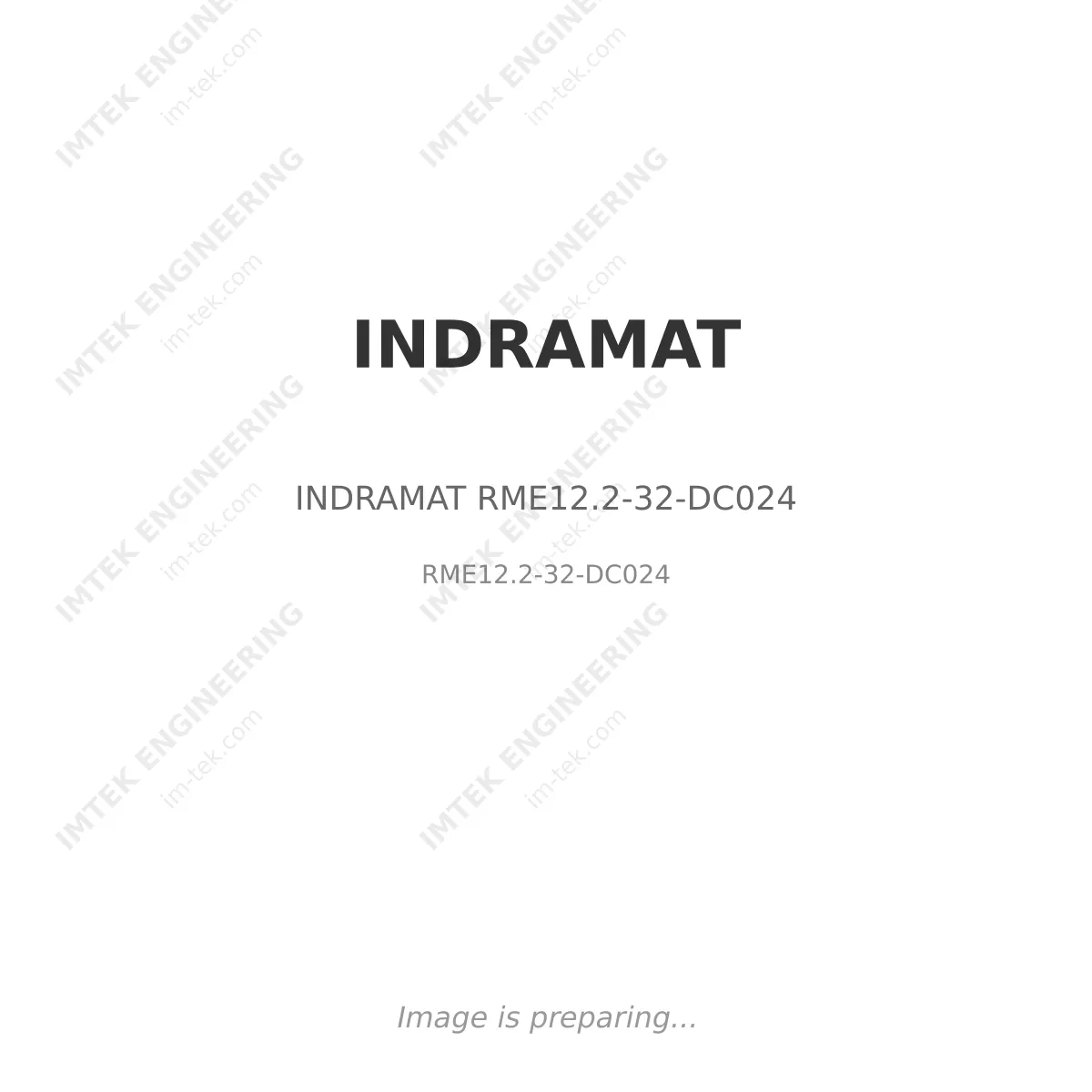 INDRAMAT INDRAMAT RME12.2-32-DC024 - RME12.2-32-DC024