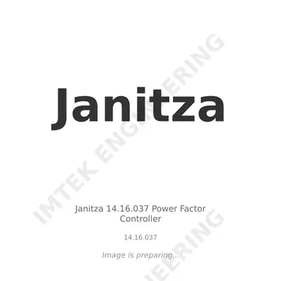 Janitza Janitza 14.16.037 Power Factor Controller - 14.16.037