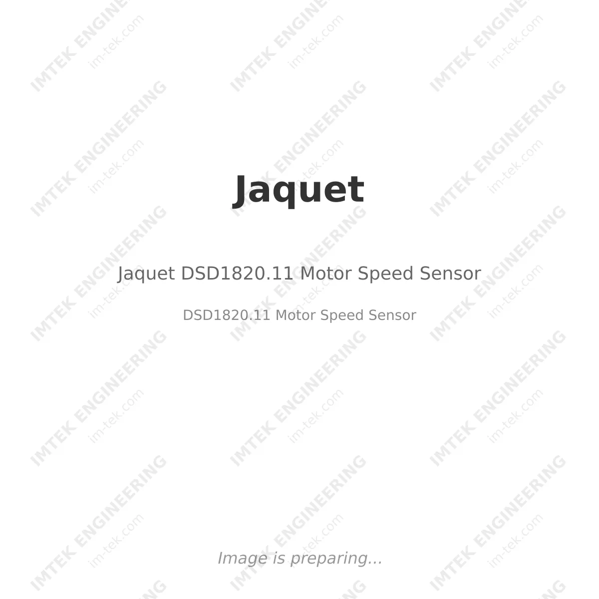Jaquet Jaquet DSD1820.11 Motor Speed Sensor - DSD1820.11 Motor Speed Sensor