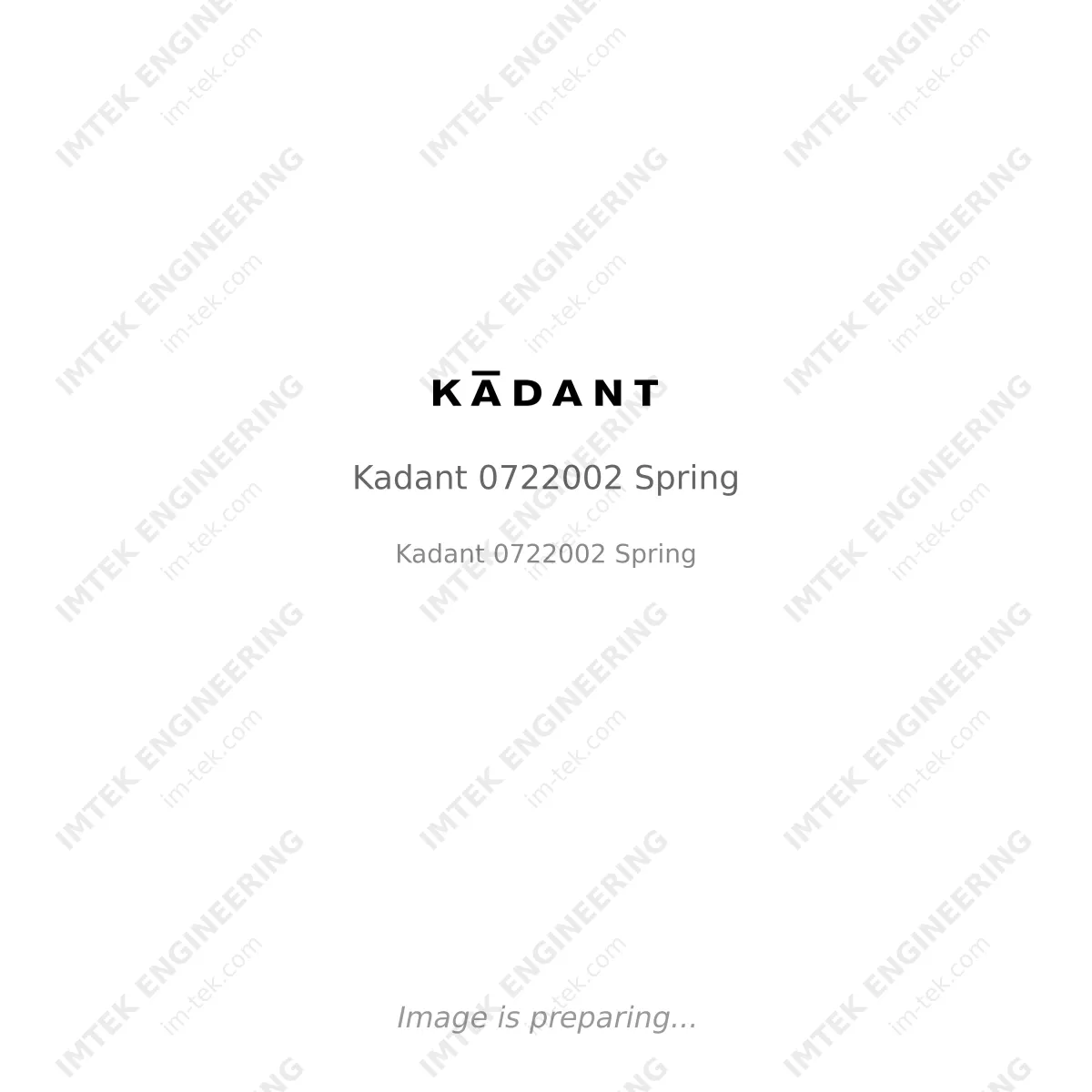 Kadant Kadant 0722002 Spring - Kadant 0722002 Spring