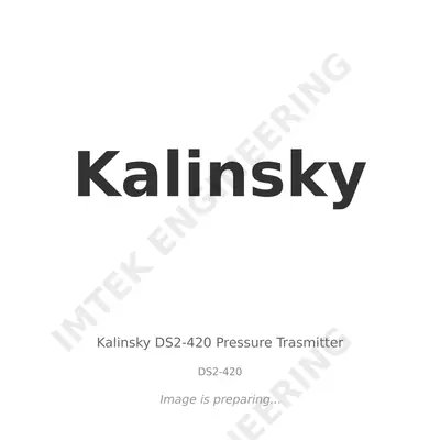 Kalinsky Kalinsky DS2-420 Pressure Trasmitter - DS2-420