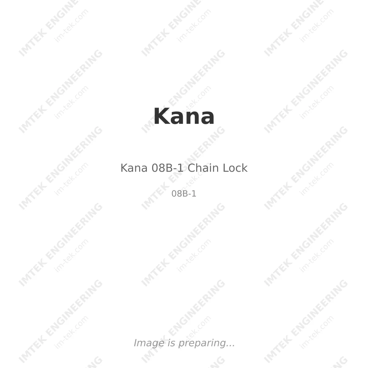 Kana Kana 08B-1 Chain Lock - 08B-1
