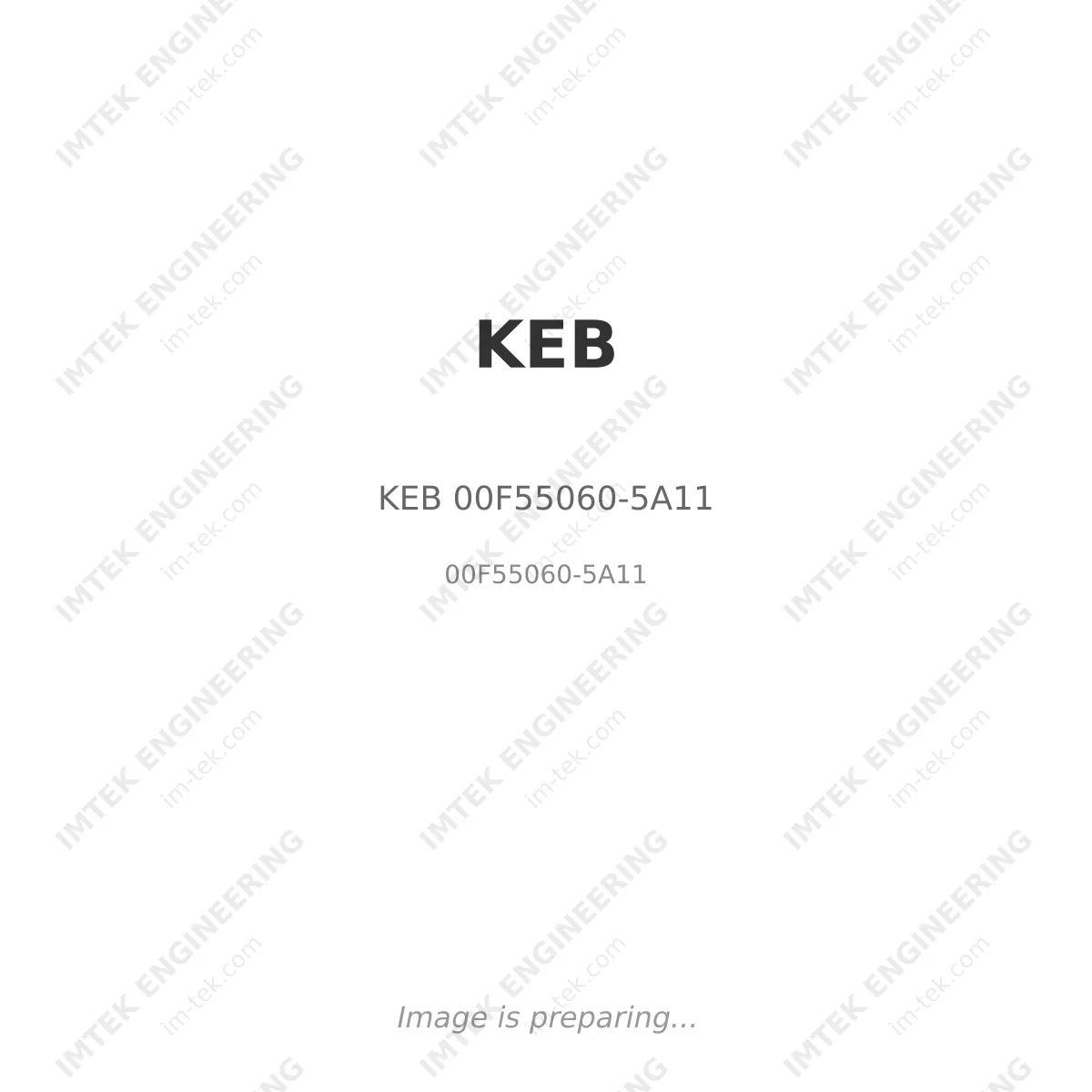 KEB KEB 00F55060-5A11 - 00F55060-5A11