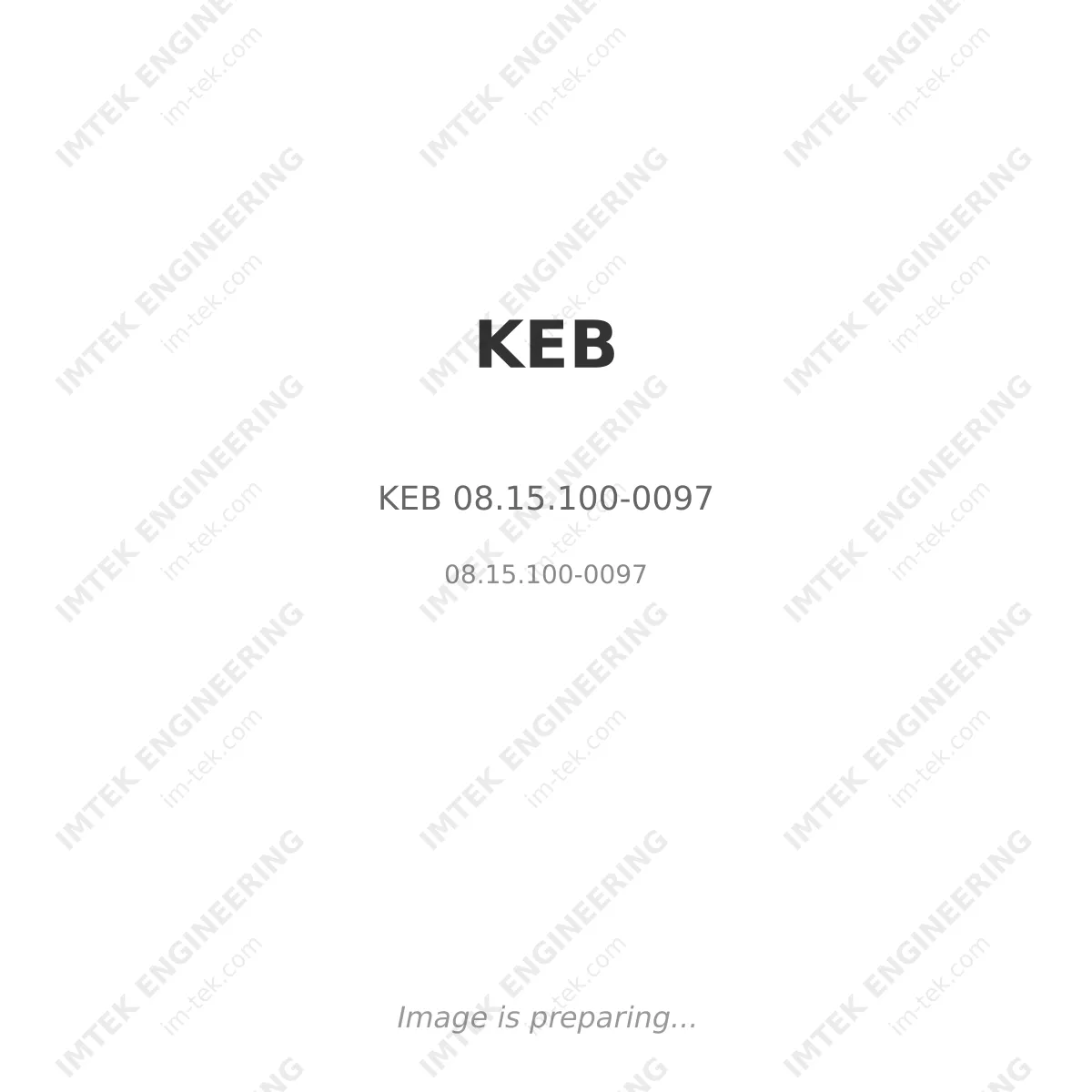 KEB KEB 08.15.100-0097 - 08.15.100-0097