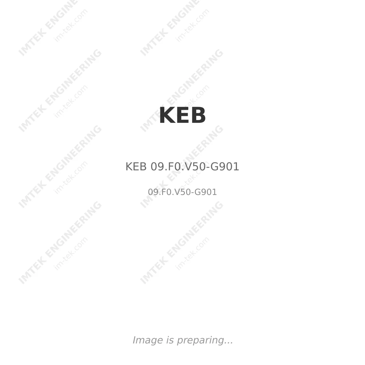 KEB KEB 09.F0.V50-G901 - 09.F0.V50-G901