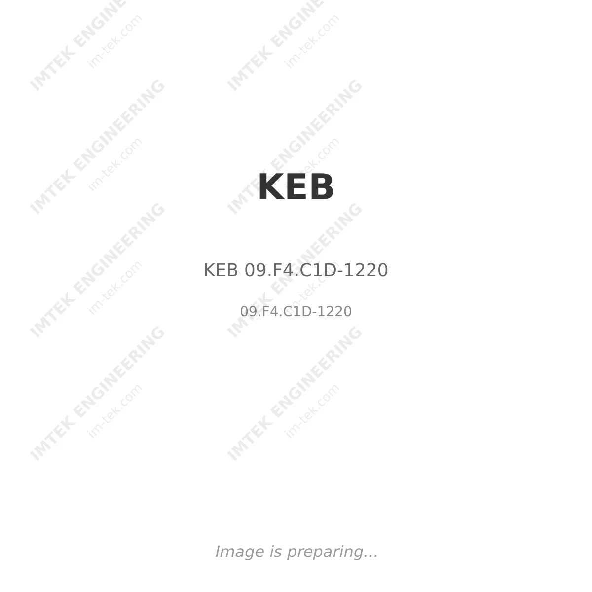 KEB KEB 09.F4.C1D-1220 - 09.F4.C1D-1220