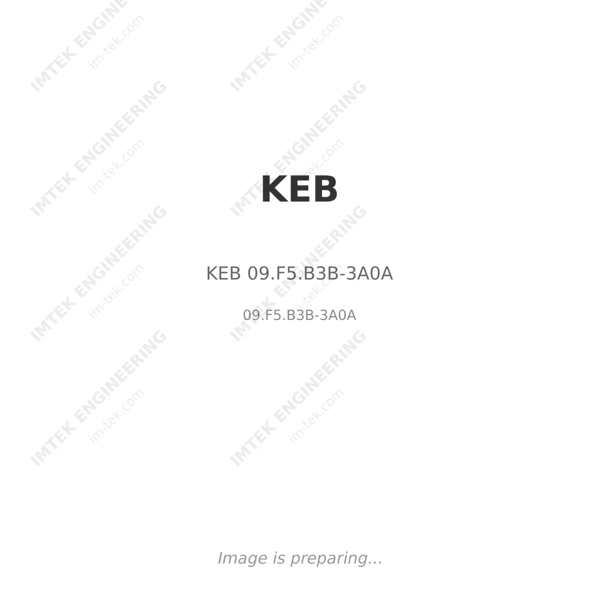 KEB KEB 09.F5.B3B-3A0A - 09.F5.B3B-3A0A