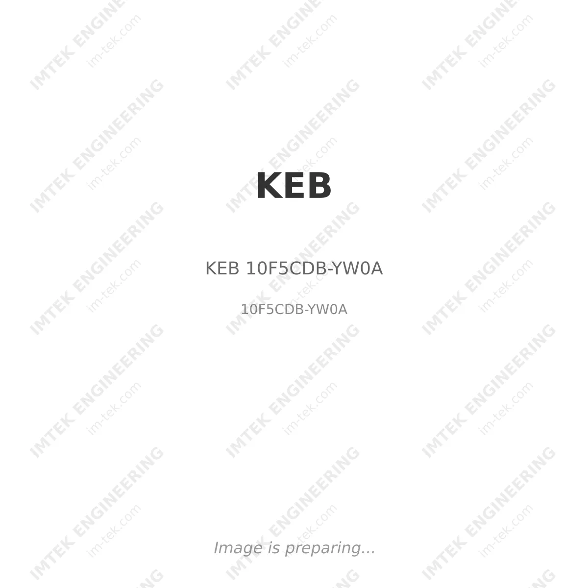 KEB KEB 10F5CDB-YW0A - 10F5CDB-YW0A