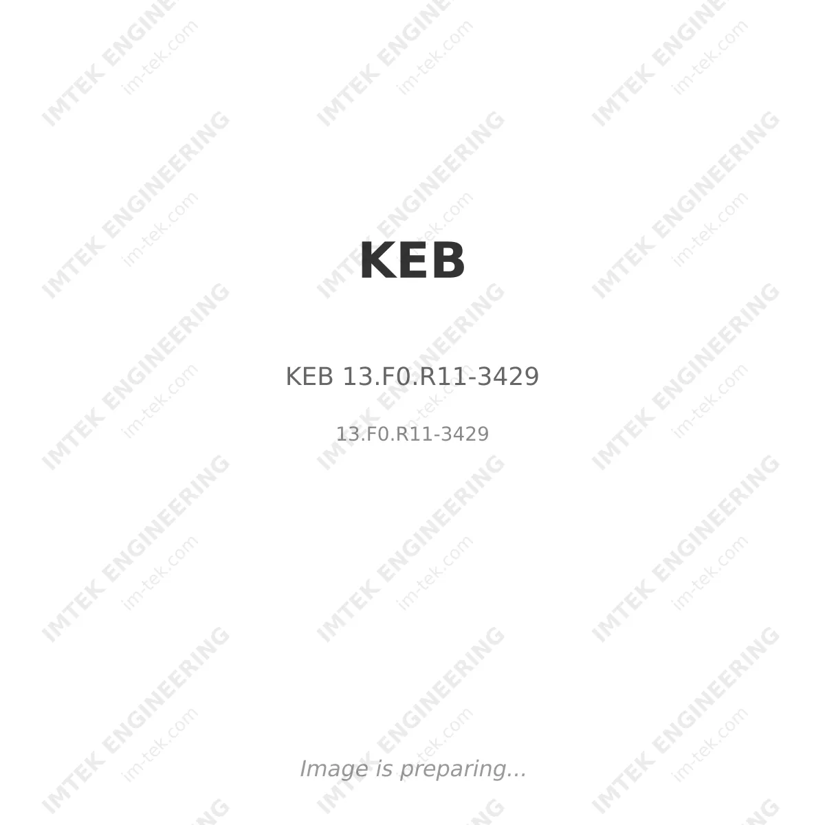 KEB KEB 13.F0.R11-3429 - 13.F0.R11-3429