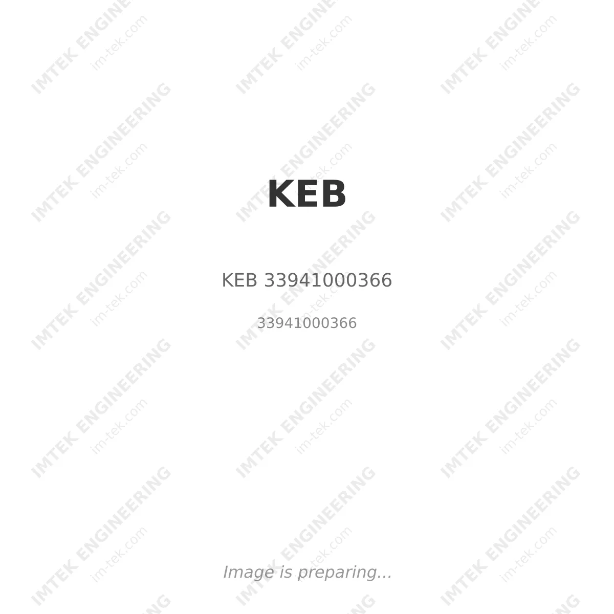 KEB KEB 33941000366 - 33941000366