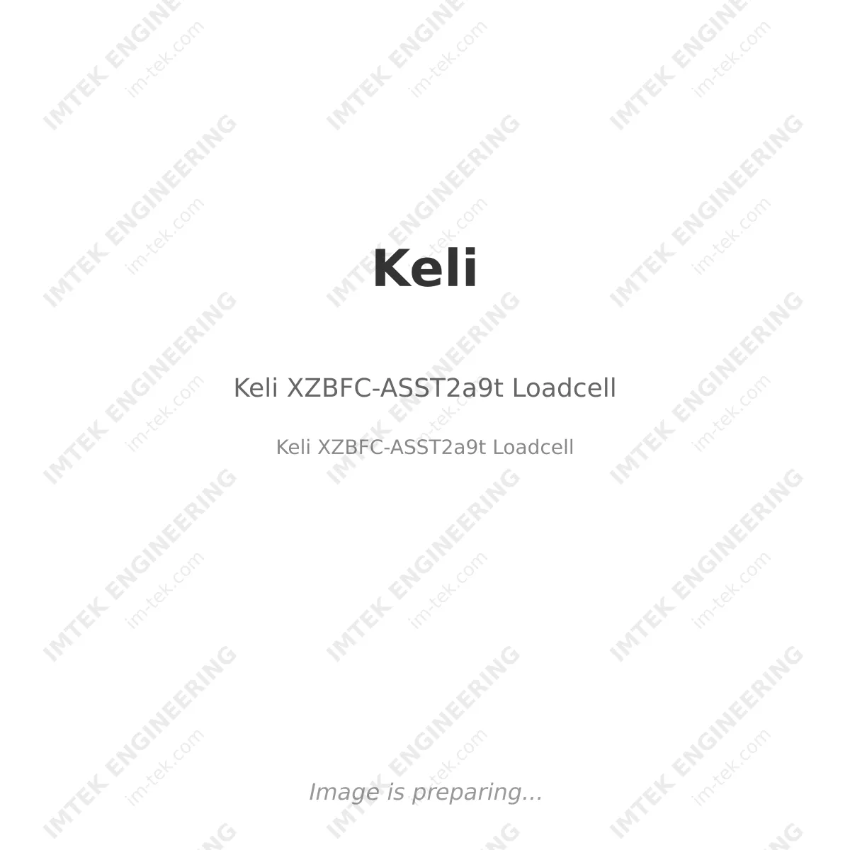 Keli Keli XZBFC-ASST2a9t Loadcell - Keli XZBFC-ASST2a9t Loadcell