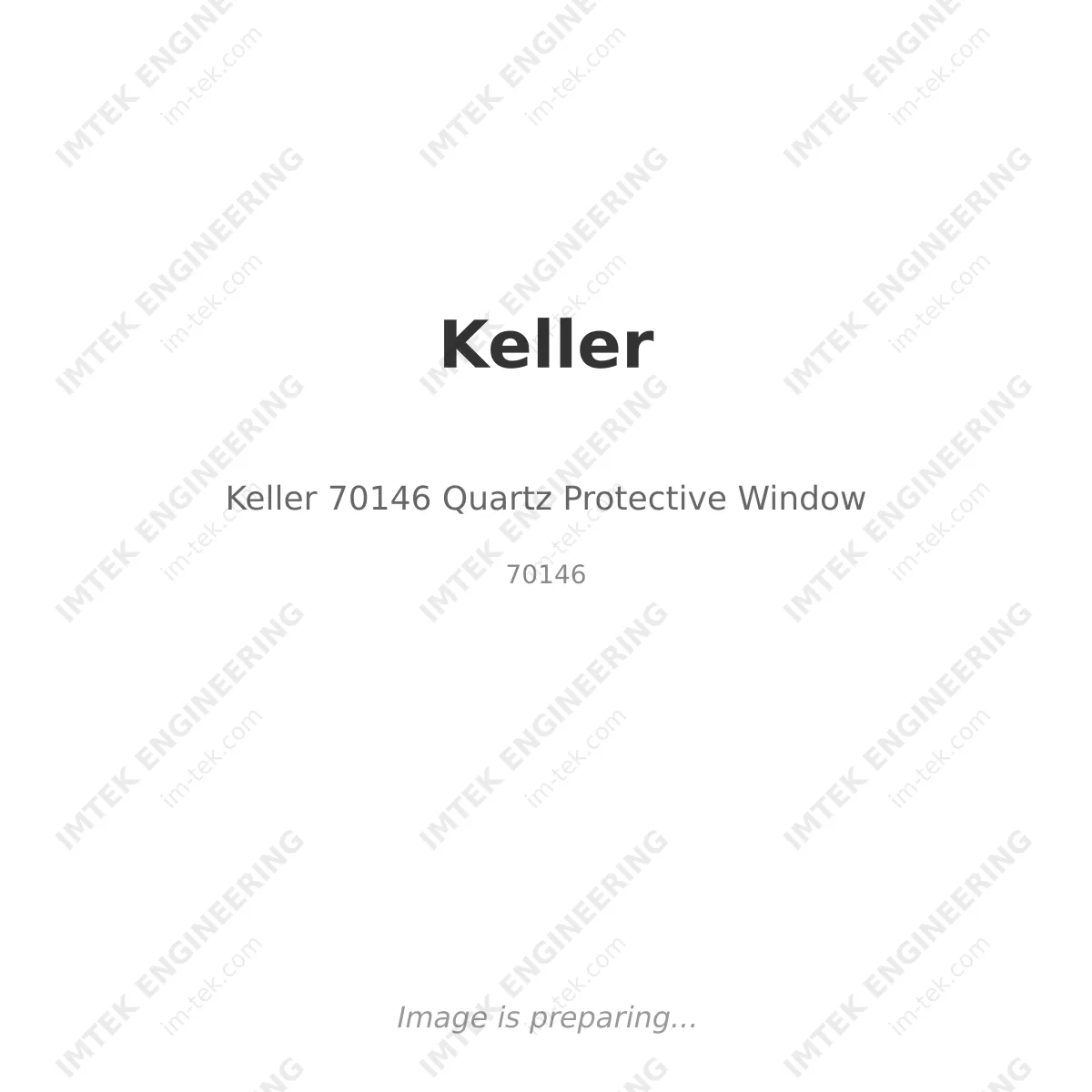 Keller Keller 70146 Quartz Protective Window - 70146