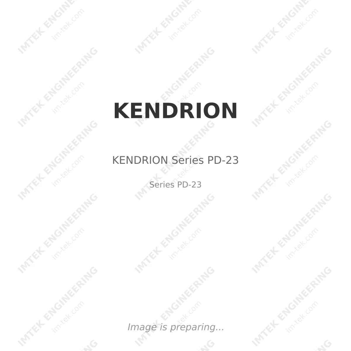 KENDRION KENDRION Series PD-23 - Series PD-23