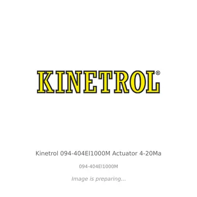 Kinetrol Kinetrol 094-404El1000M Actuator 4-20Ma - 094-404El1000M