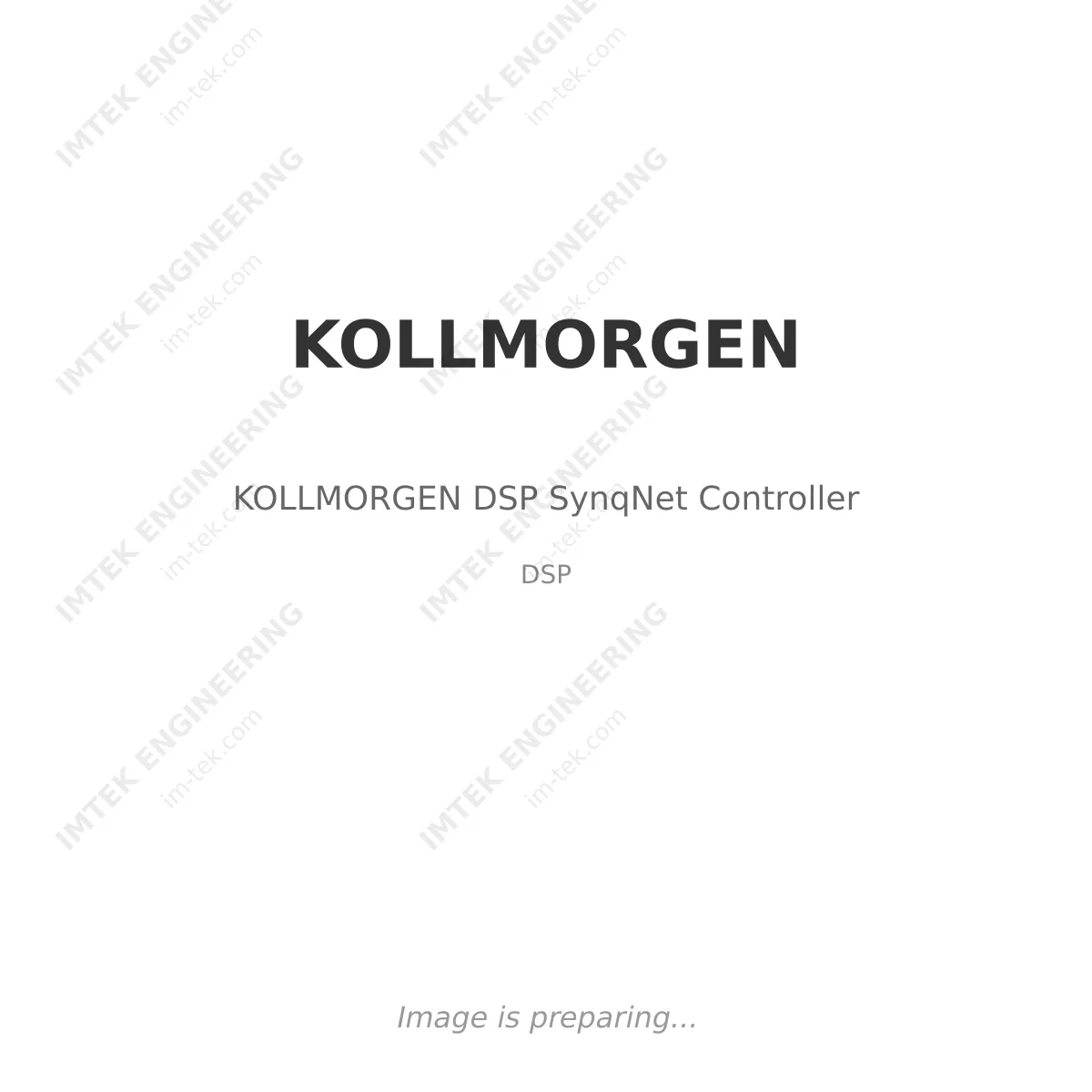 KOLLMORGEN KOLLMORGEN DSP SynqNet Controller - DSP