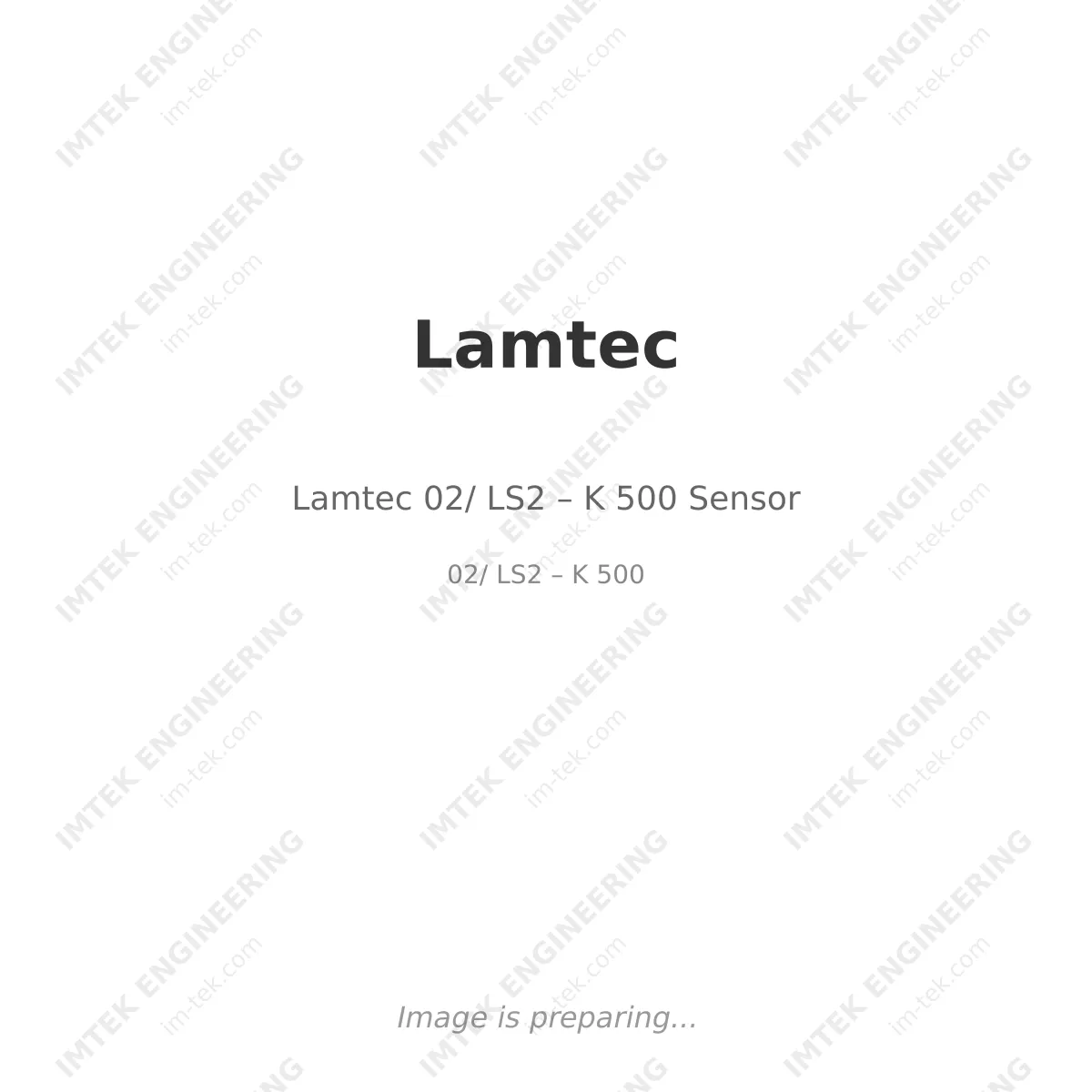 Lamtec Lamtec 02/ LS2 – K 500 Sensor - 02/ LS2 – K 500