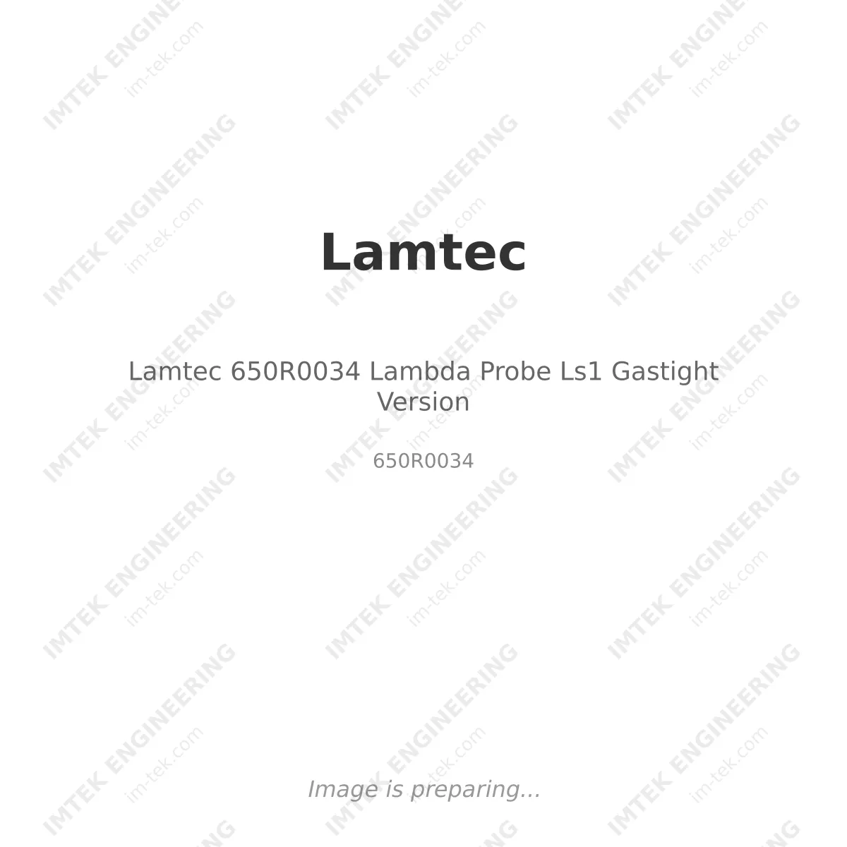 Lamtec Lamtec 650R0034 Lambda Probe Ls1 Gastight Version - 650R0034