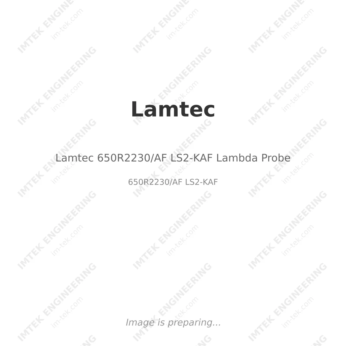 Lamtec Lamtec 650R2230/AF LS2-KAF Lambda Probe - 650R2230/AF LS2-KAF