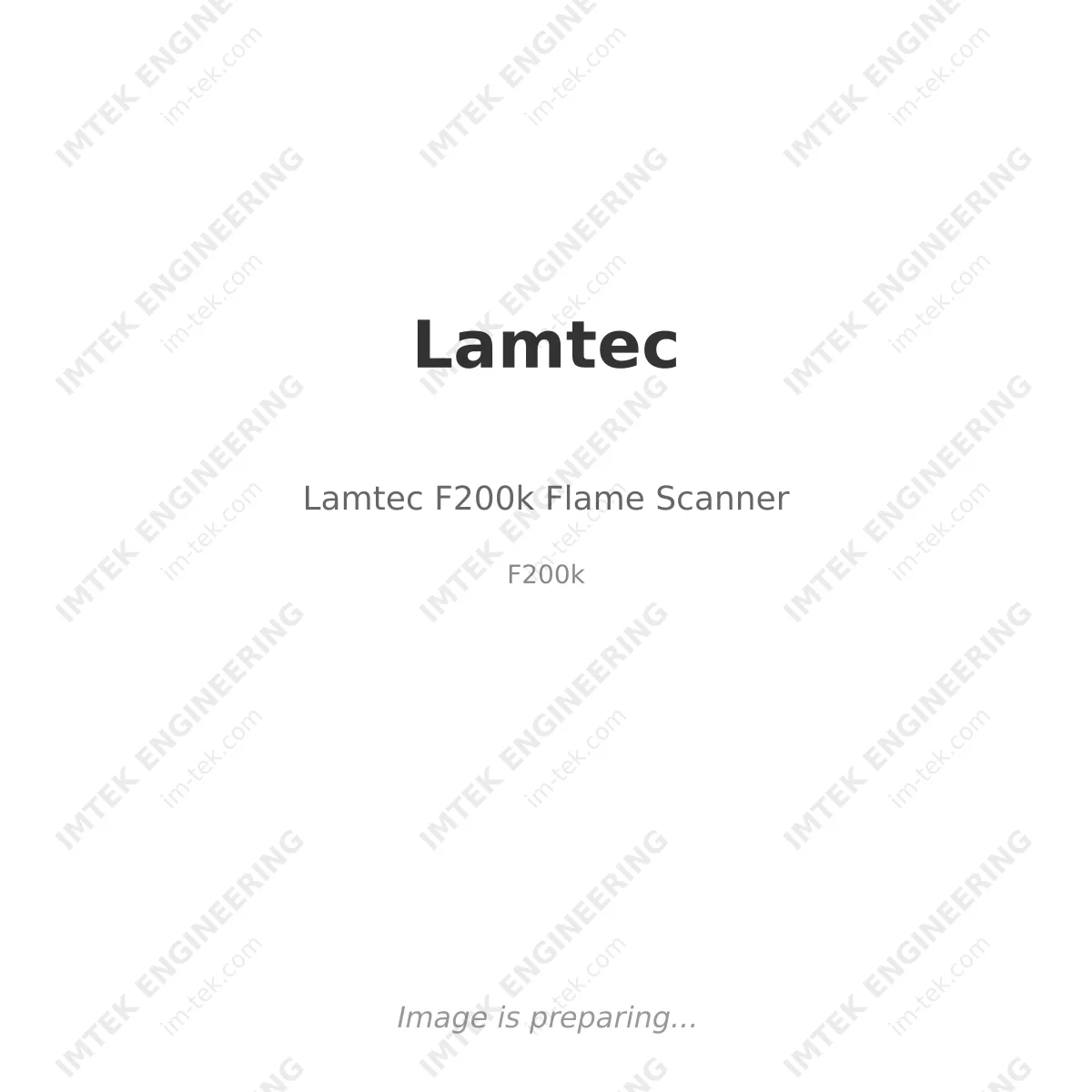 Lamtec Lamtec F200k Flame Scanner - F200k