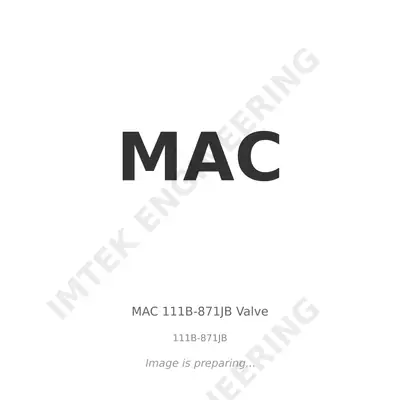 MAC MAC 111B-871JB Valve - 111B-871JB